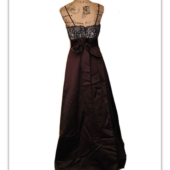 Jordan Fashions brown prom dress size 8 - Picture 2 of 4